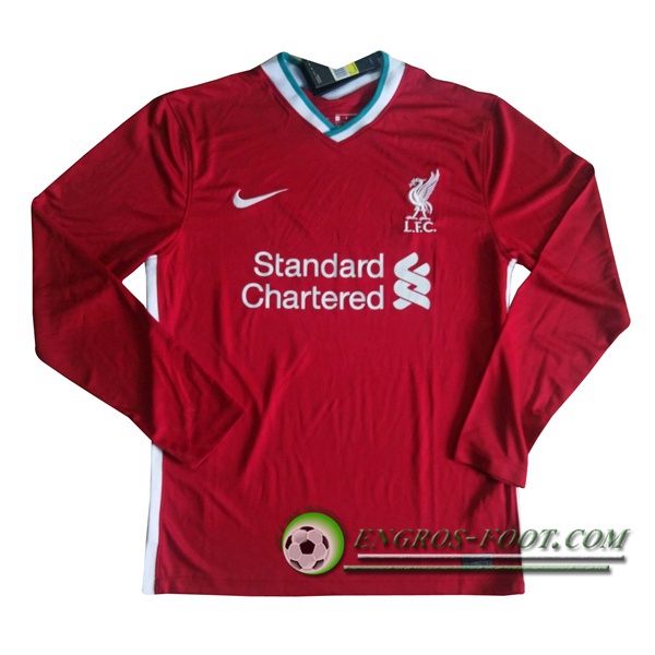 Engros-foot: Jeu Maillot de Foot FC Liverpool Domicile Manche longue 2020/2021 Thailande