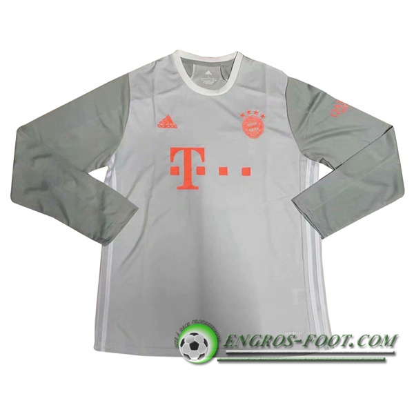 Engros-foot: Jeu Maillot de Foot Bayern Munich Exterieur Manche longue 2020/2021 Thailande