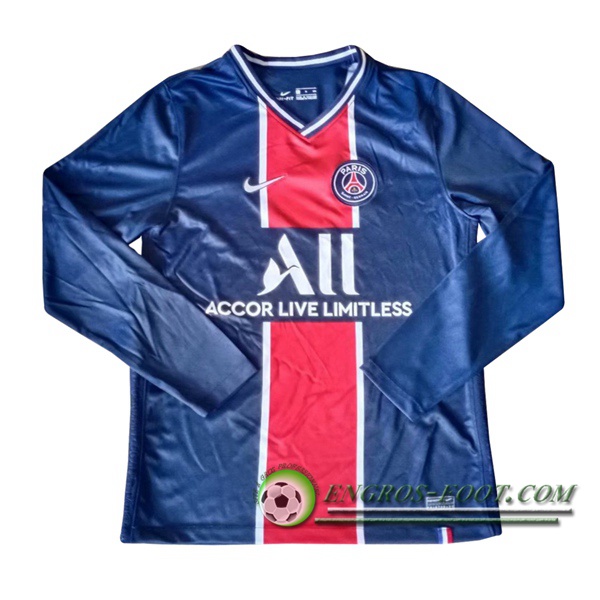 Engros-foot: Jeu Maillot de Foot PSG Domicile Manche longue 2020/2021 Thailande