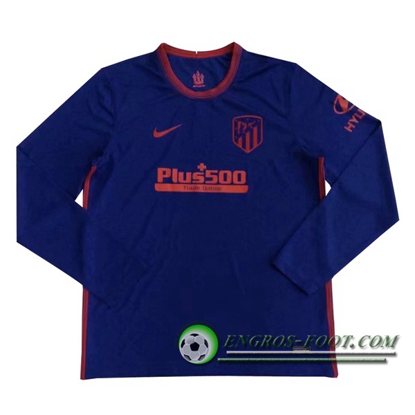 Engros-foot: Jeu Maillot de Foot Atletico Madrid Exterieur Manche longue 2020/2021 Thailande