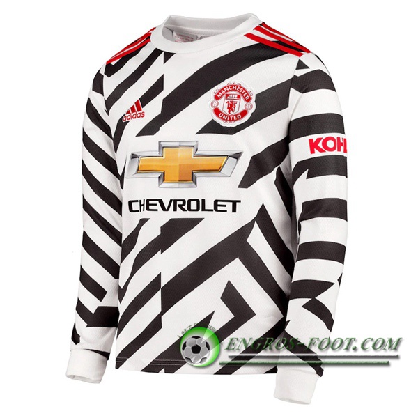 Engros-foot: Jeu Maillot de Foot Manchester United Third Manche longue 2020/2021 Thailande