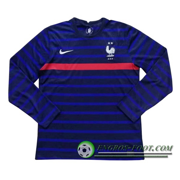 Engros-foot: Jeu Maillot de Foot France Domicile Manche longue 2020/2021 Thailande