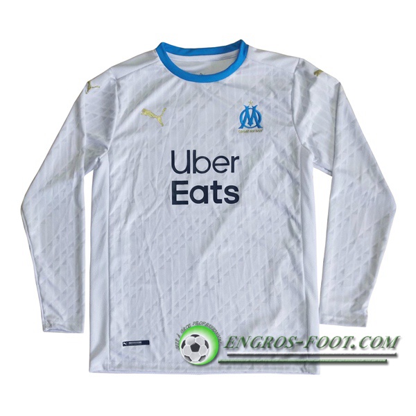 Engros-foot: Jeu Maillot de Foot Marseille OM Domicile Manche longue 2020/2021 Thailande