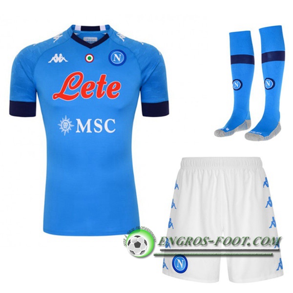 Engros-foot: Jeu Ensemble Maillot SSC Naples Domicile (Short+Chaussettes) 2020/2021 Thailande