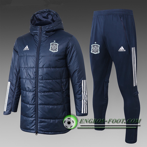 Doudoune Du Foot Espagne Bleu + Pantalon 2020/2021