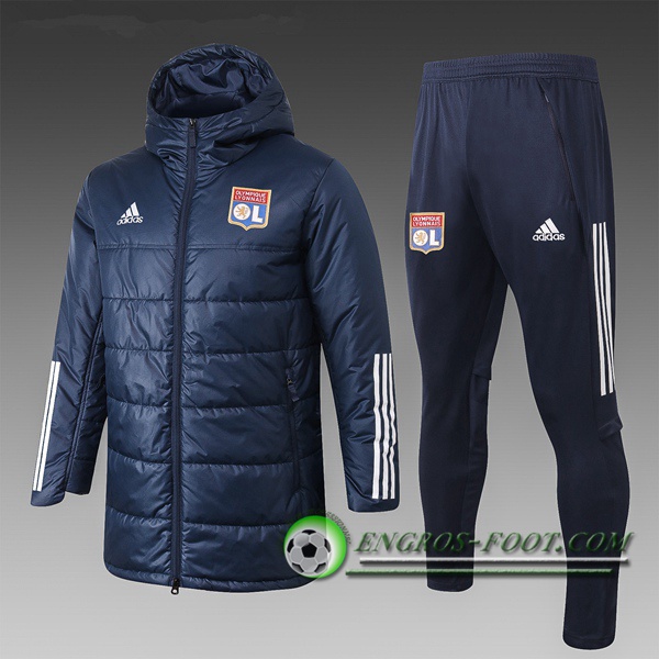 Doudoune Du Foot Lyon Bleu Marin + Pantalon 2020/2021