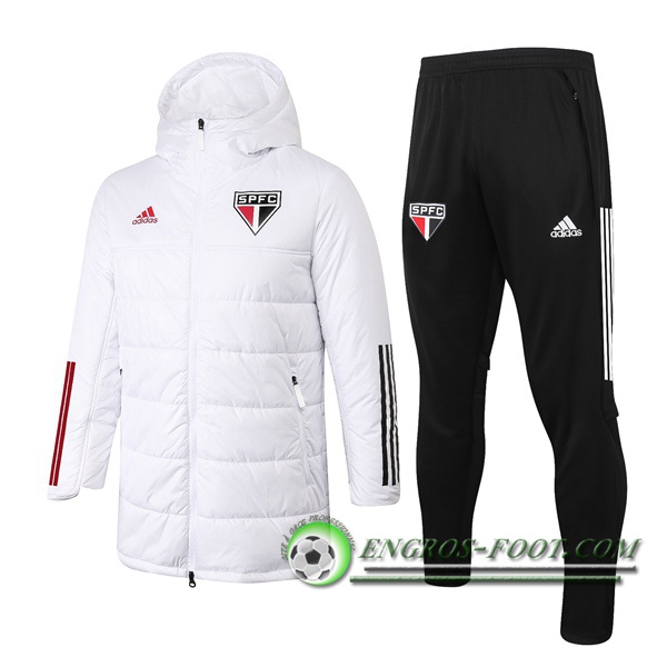 Doudoune Du Foot Sao Paulo FC Blanc + Pantalon 2020/2021