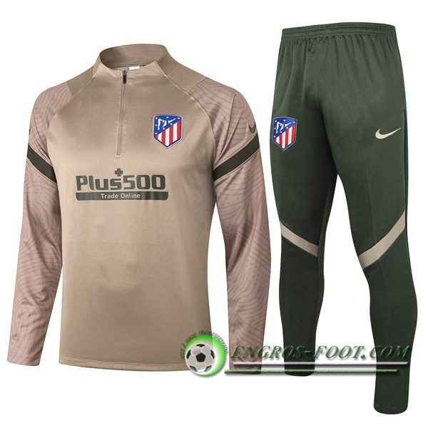 Ensemble Survetement de Foot Atletico Madrid Gris 2020/2021