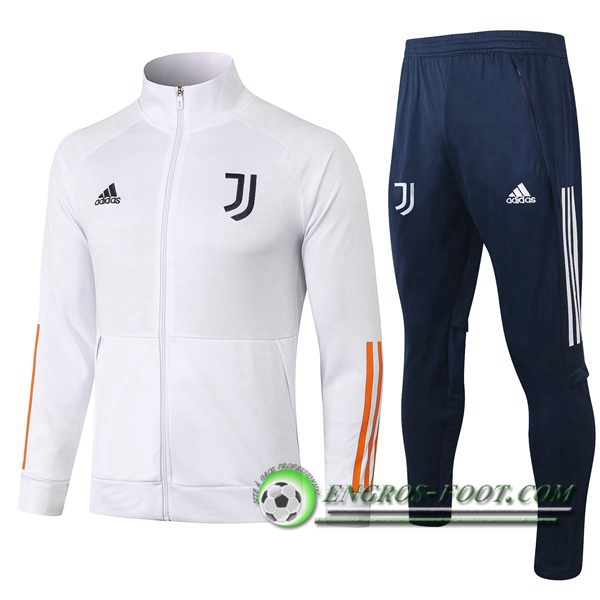 Ensemble Survetement de Foot - Veste Juventus Blanc 2020/2021