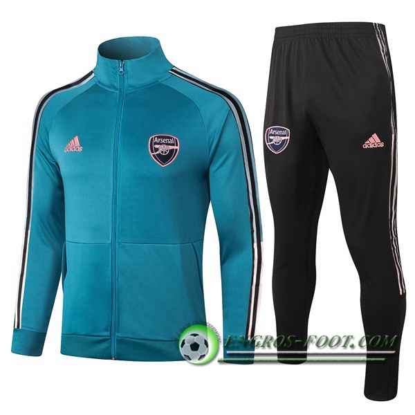 Ensemble Survetement de Foot - Veste Arsenal Bleu 2020/2021