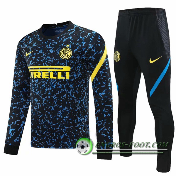 Ensemble Survetement de Foot Inter Milan Bleu 2020/2021