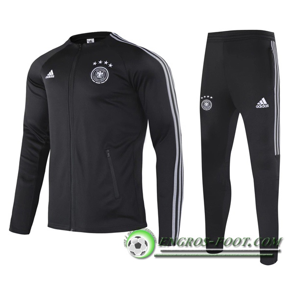 Ensemble Survetement de Foot - Veste Allemagne Noir 2020/2021