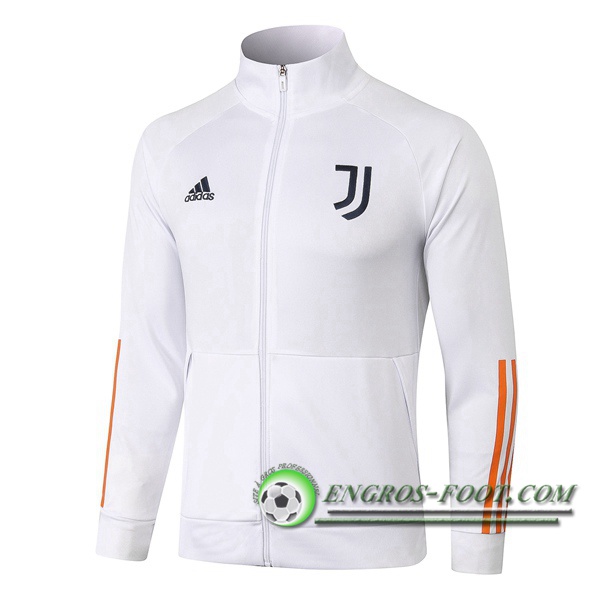 Nouveaux Veste Foot Juventus Blanc 2020/2021