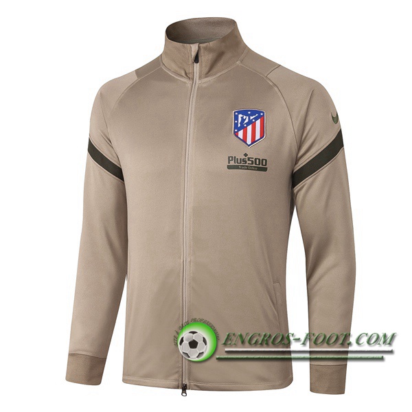 Nouveaux Veste Foot Atletico Madrid Gris 2020/2021