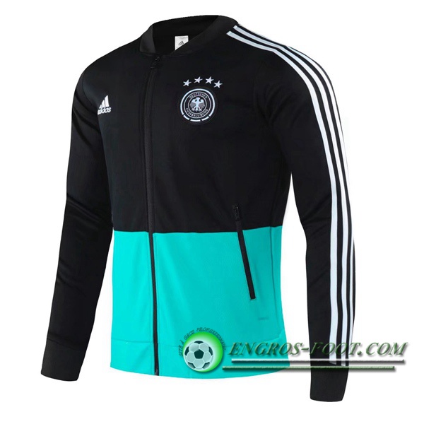 Nouveaux Veste Foot Allemagne Noir 2020/2021