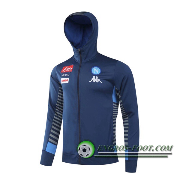 Veste A Capuche SSC Naples Bleu 2020/2021