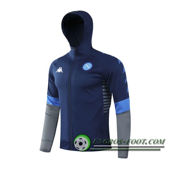 Veste A Capuche SSC Naples Bleu 2020/2021