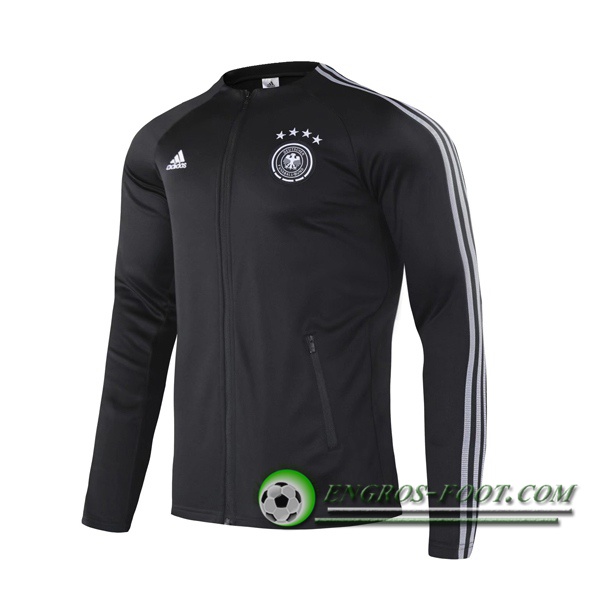 Nouveaux Veste Foot Allemagne Noir 2020/2021