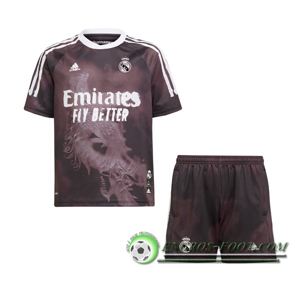 Engros-foot: Jeu Maillot Real Madrid Human Race x Pharrell Enfant 2021 Thailande