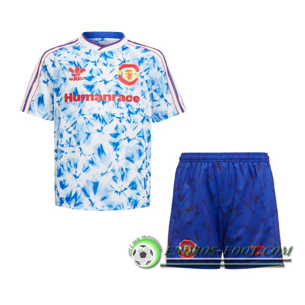 Engros-foot: Jeu Maillot Manchester United Human Race x Pharrell Enfant 2021 Thailande