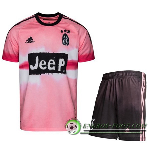 Engros-foot: Jeu Ensemble Maillot Juventus Race Humaine x Pharrell + Short 2021 Thailande