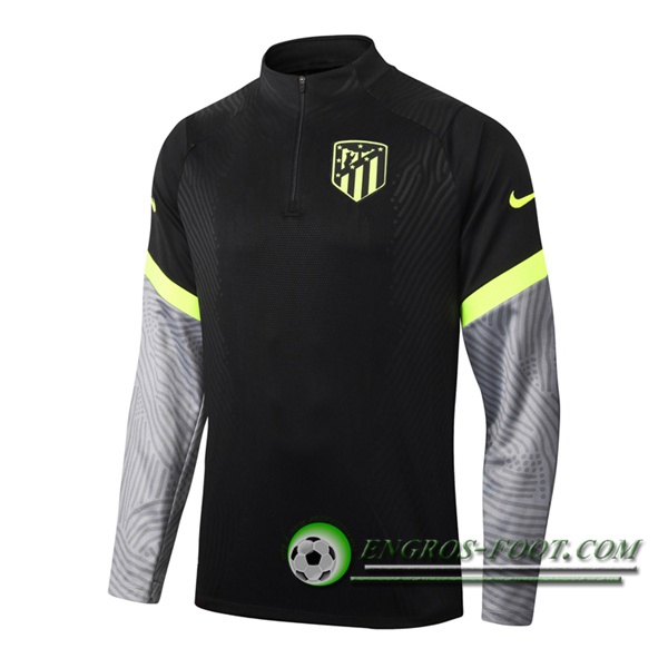 Engros-foot: Sweatshirt Training Atletico Madrid Noir 2020/2021 Thailande