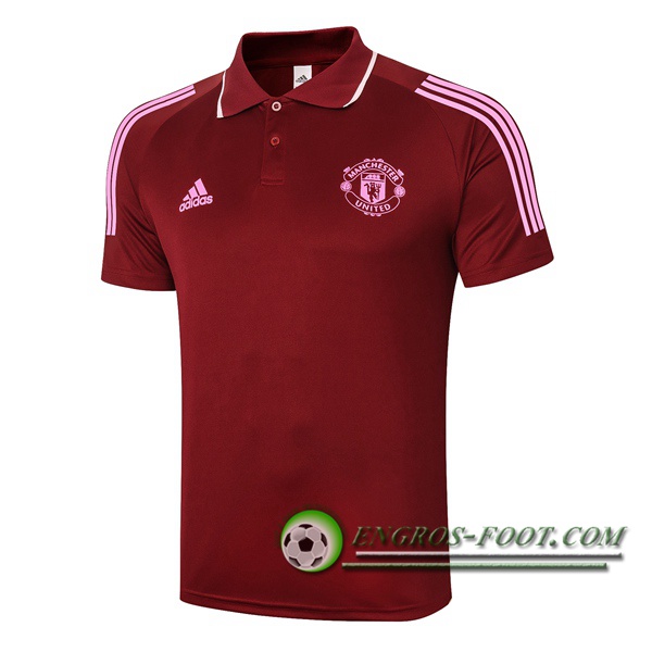 Polo Foot Manchester United Rouge 2020/2021