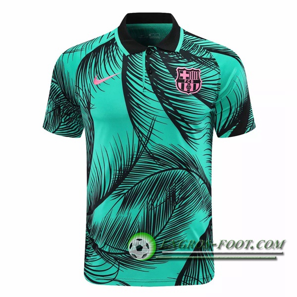 Polo Foot FC Barcelone Vert 2020/2021