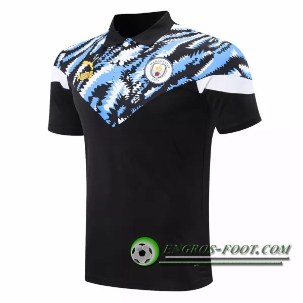 Polo Foot Manchester City Noir 2020/2021