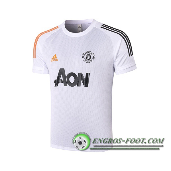 Training T-Shirts Manchester United Blanc 2020/2021