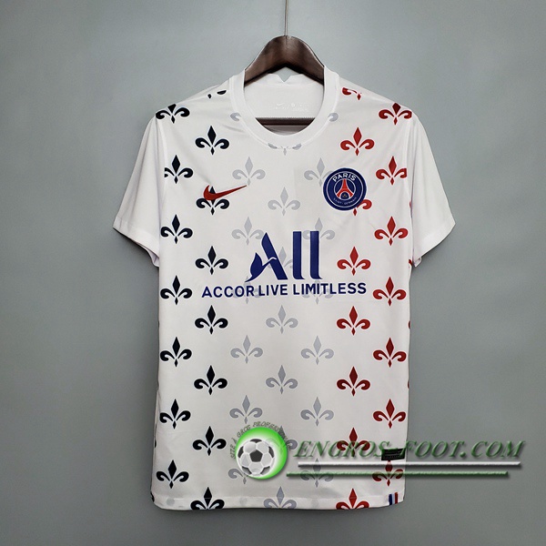 Training T-Shirts Paris PSG Blanc 2020/2021