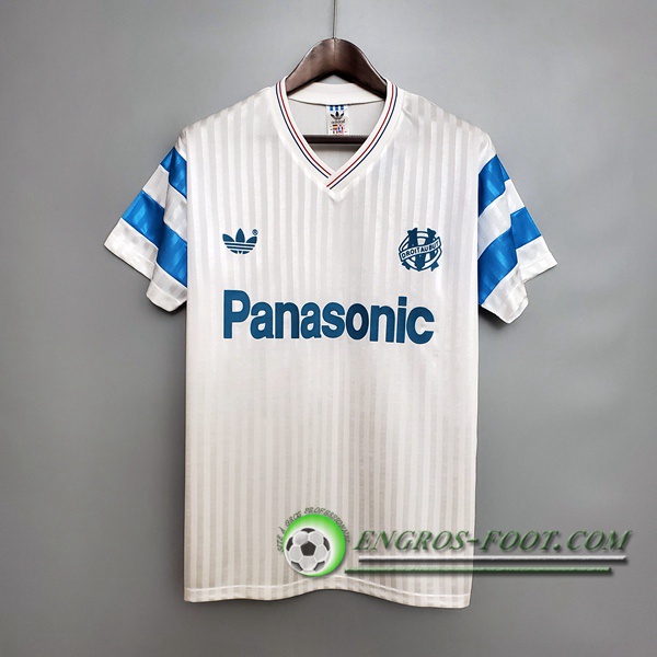 Engros-foot: Jeu Maillot de Foot Marseille Retro Domicile 1990