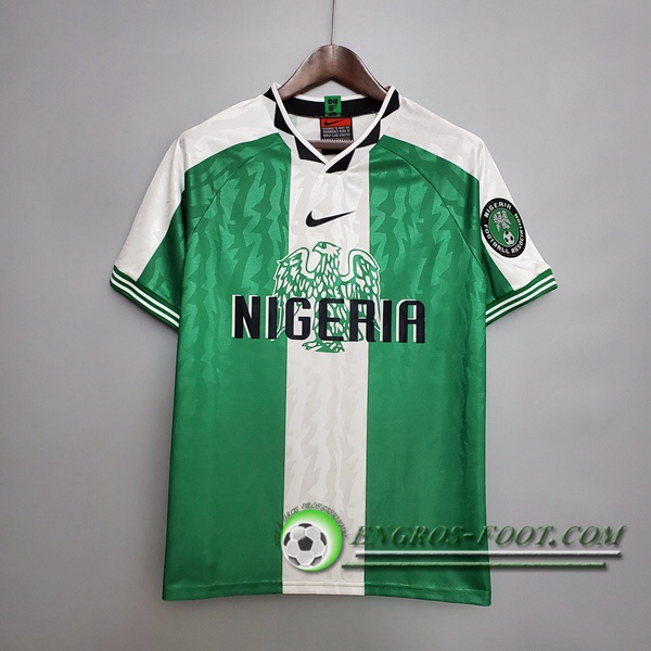 Engros-foot: Jeu Maillot de Foot Nigeria Retro Domicile 1996