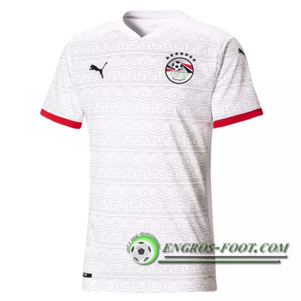 Engros-foot: Jeu Maillot Equipe De Egypte Exterieur Personnalisé Floqué 2020/2021 Thailande