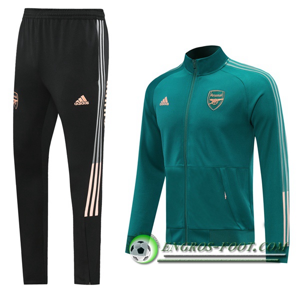 Ensemble Survetement de Foot - Veste Arsenal Bleu 2020/2021