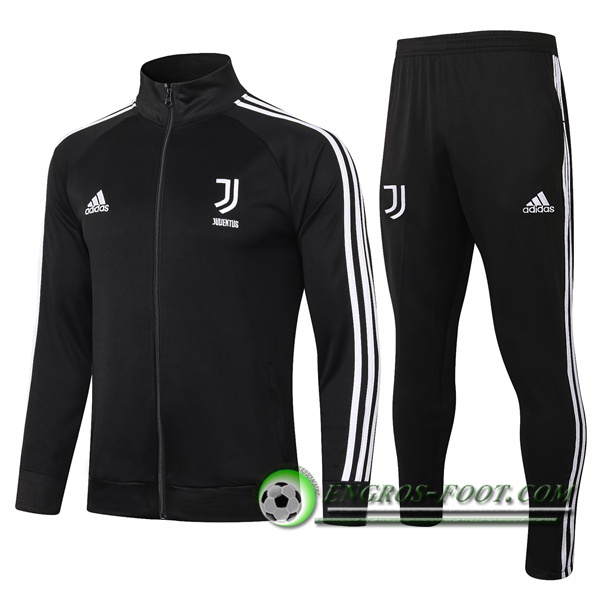 Ensemble Survetement de Foot - Veste Juventus Noir 2020/2021