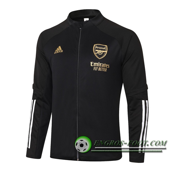 Nouveaux Veste Foot Arsenal Noir 2020/2021