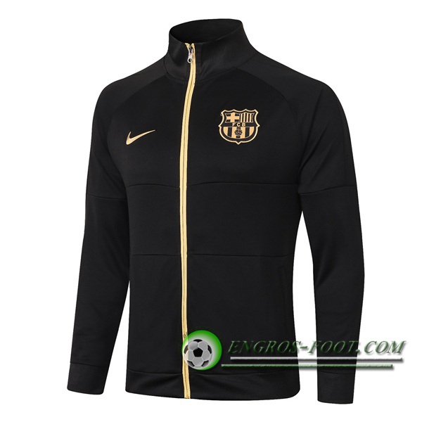 Nouveaux Veste Foot FC Barcelone Noir 2020/2021