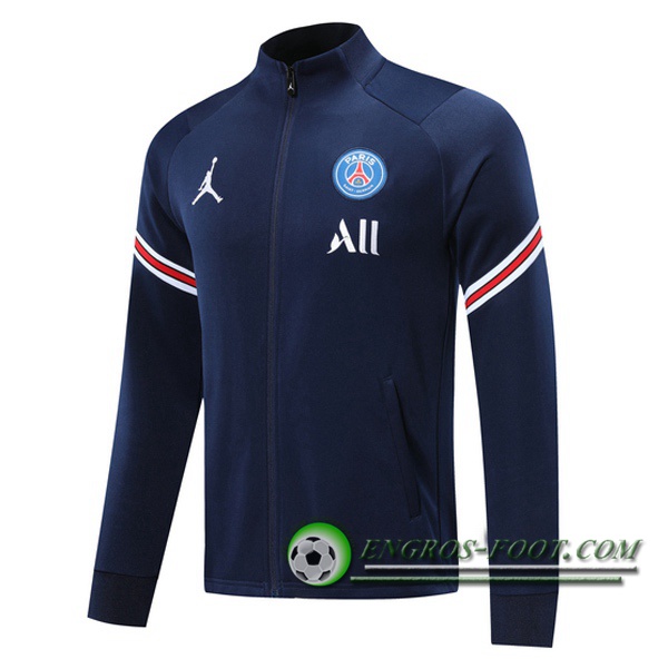 Nouveaux Veste Foot Pairis PSG Bleu 2020/2021