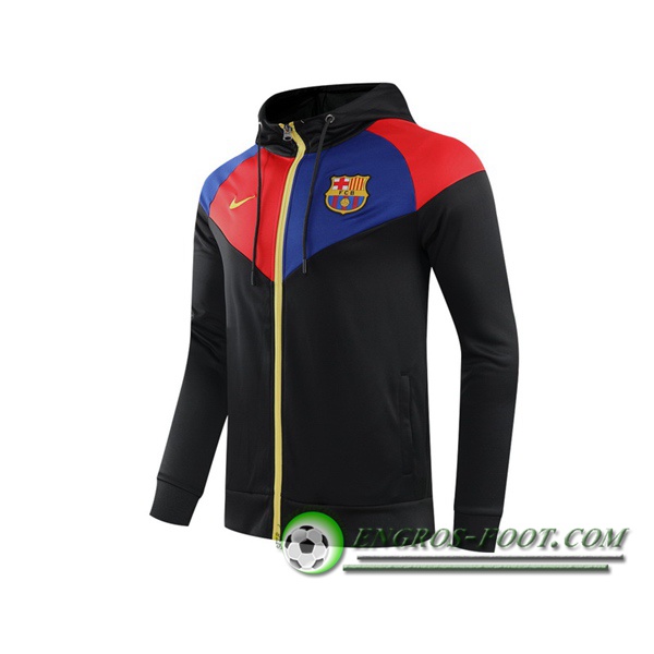 Nouveauxx Veste A Capuche FC Barcelone Noir 2020/2021