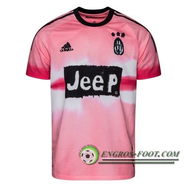 Engros-foot: Jeu Maillot Foot Juventus Race Humaine x Pharrell 2021 Thailande