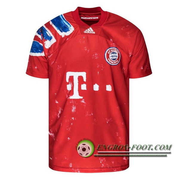 Engros-foot: Jeu Maillot Foot Bayern Munich Race Humaine x Pharrell 2021 Thailande