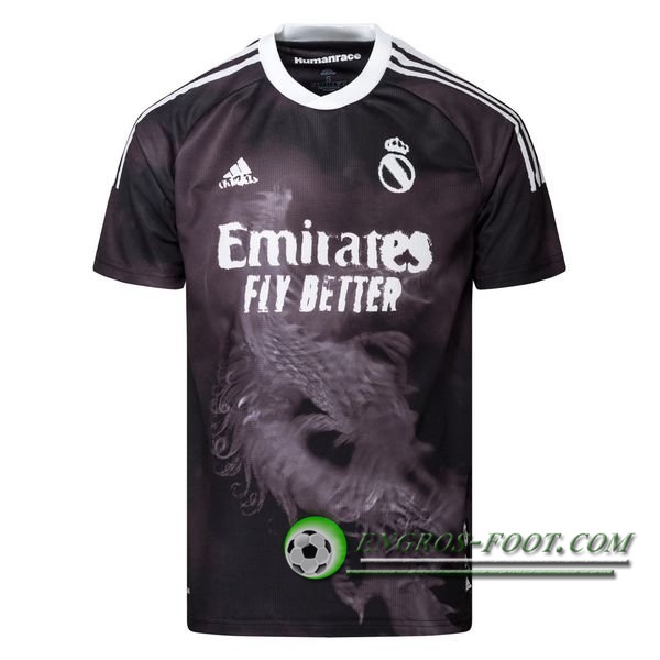 Engros-foot: Jeu Maillot Foot Real Madrid Race Humaine x Pharrell 2021 Thailande