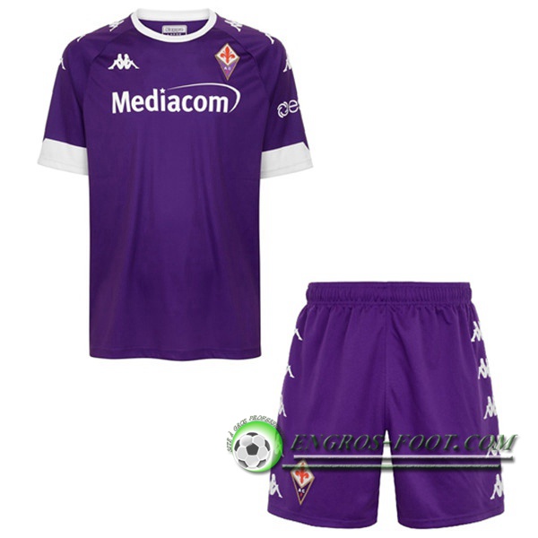 Engros-foot: Jeu Maillot Foot ACF Fiorentina Enfant Domicile Floqué 2020/2021 Thailande