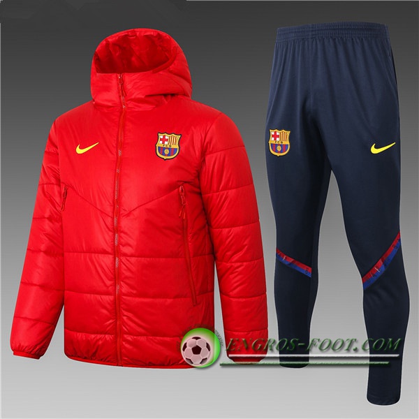 Doudoune Du Foot FC Barcelone Rouge + Pantalon 2020/2021