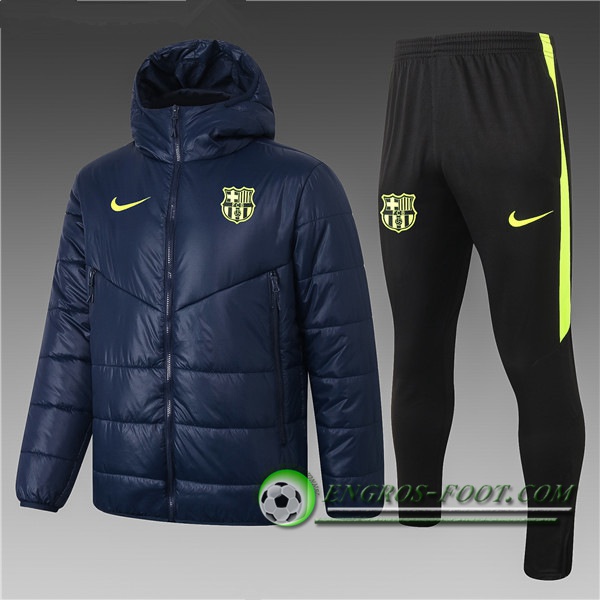 Doudoune Du Foot FC Barcelone Bleu Marin + Pantalon 2020/2021