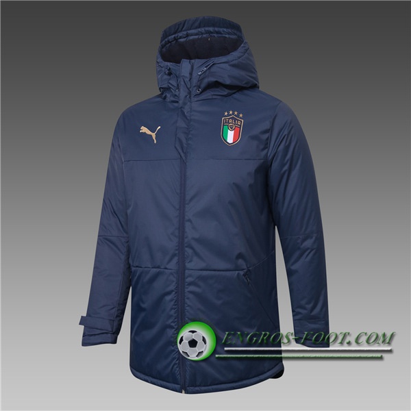 Doudoune Du Foot Italie Bleu Marin 2020/2021