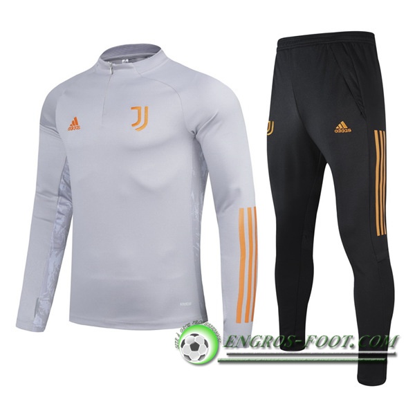 Engros-foot: Nouveau Survetement de Foot Juventus Enfant Gris 2020/2021 Thailande