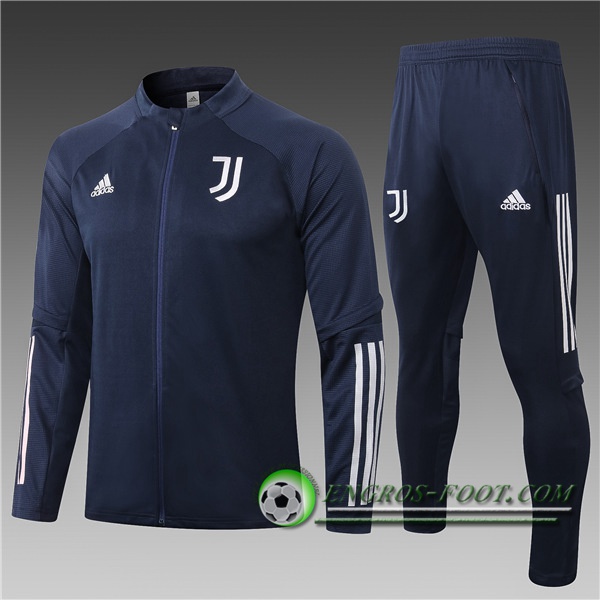 Engros-foot: Nouveau Survetement Foot - Veste Juventus Enfant Bleu Marin 2020/2021 Thailande