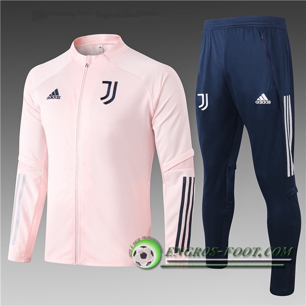 Engros-foot: Nouveau Survetement Foot - Veste Juventus Enfant Rose 2020/2021 Thailande